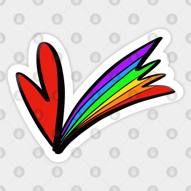 Love With Pride Sticker by AdamRegester